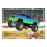 Marvellous Monster Truck in the Arena Custom Invites