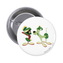Marvin the Martian and K-9 2 Button