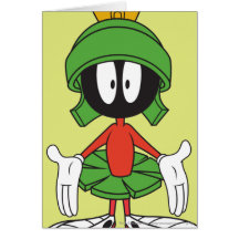 Marvin the Martian Confused Greeting Card
