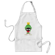 Marvin the Martian Ready to Attack Aprons