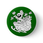 Marvin the Martian with toys on space sled buttons