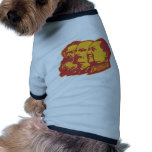 Marx Lenin Mao Portrait pet clothing