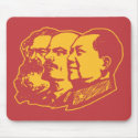 Marx Lenin Mao Portrait mousepads