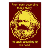 Marxist Birthday Card cards