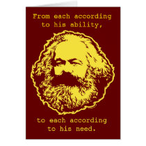Marxist Birthday Card cards