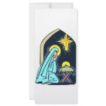 Mary and Baby Jesus Rack Card Template