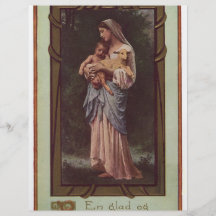 Mary and Child Personalised Flyer