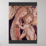 Mary And Christ Child Two Angels And A Quail Deta Print