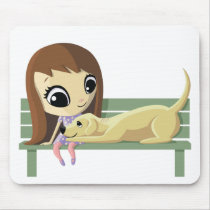 Mary and Crouton the Dog
