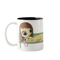 Mary and Crouton the Dog Mug