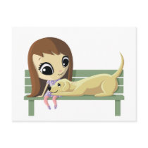 Mary and Crouton the Dog
