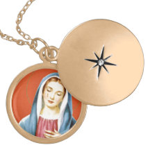 Mary and Jesus Personalized Necklace