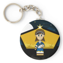 Mary & Baby Jesus Keychain
