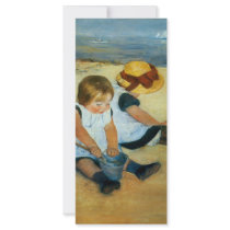 Mary Cassatt's Children on the Beach  (1884)