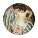 Mary Cassatt's The Child's Bath (circa 1892) magnets