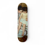 Mary Cassatt's The Child's Bath (circa 1892) skateboards