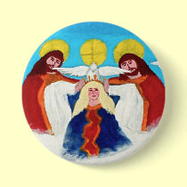 Mary In Heaven buttons