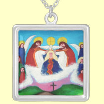 Mary in heaven necklaces