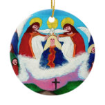 Mary In Heaven ornaments
