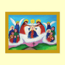 Mary In Heaven postcards