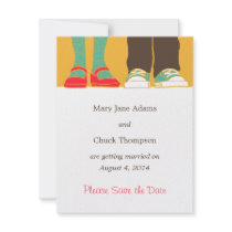 Mary Janes & Sneakers (Amber) Save the Date