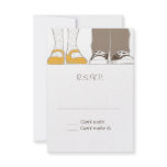 Mary Janes & Sneakers (White) RSVP invitations