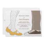 Mary Janes & Sneakers (White) Wedding Invitation