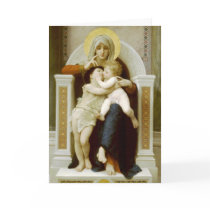 Mary, Jesus and John the Baptist Card