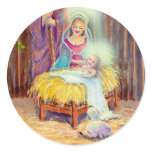 MARY & JESUS by SHARON SHARPE Sticker