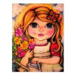 Mary Mary Quite Contrary - Pop Art Minis Design Postcard