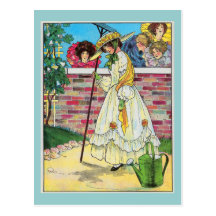 Mary, Mary, quite contrary Post Cards