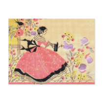 Mary, Mary, Quite Contrary Post Card