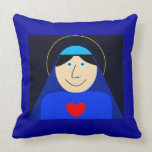 Mary, Mother of God Throw Pillow