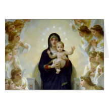 Mary with Angels - Regina Angelorum Greeting Cards