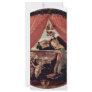 Mary With Baby Jesus And Three Angels Tondo Rack Card