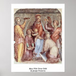 Mary With Christ Child By Jacopo Pontormo posters