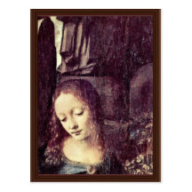 Mary With Christ Child St. John The Baptist As A Post Card