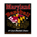 Maryland Baseball Rankings Youth Shirt