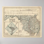 Maryland, Delaware, DC Print