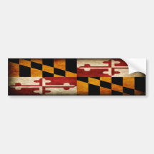 Maryland Flag Bumper Sticker