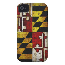 Maryland Flag iPhone 4 Case-Mate Case