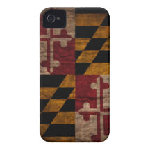 Maryland Flag iPhone 4 Cases