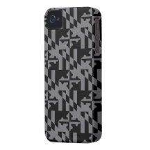 Maryland Flag Pattern iPhone 4 Case-Mate Cases