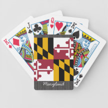 Maryland Flag Playing Cards
