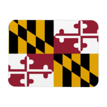 Maryland Flag Rectangular Magnet
