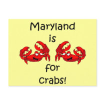 Maryland is for Crabs Postcards