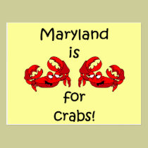 Maryland is for Crabs postcards