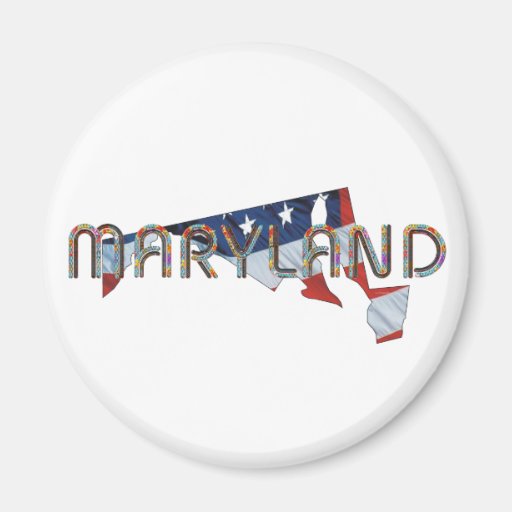 Maryland Patriot Fridge Magnet