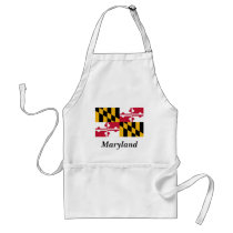 Maryland State Flag Aprons