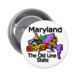Maryland The Old State Line Bird Buttons